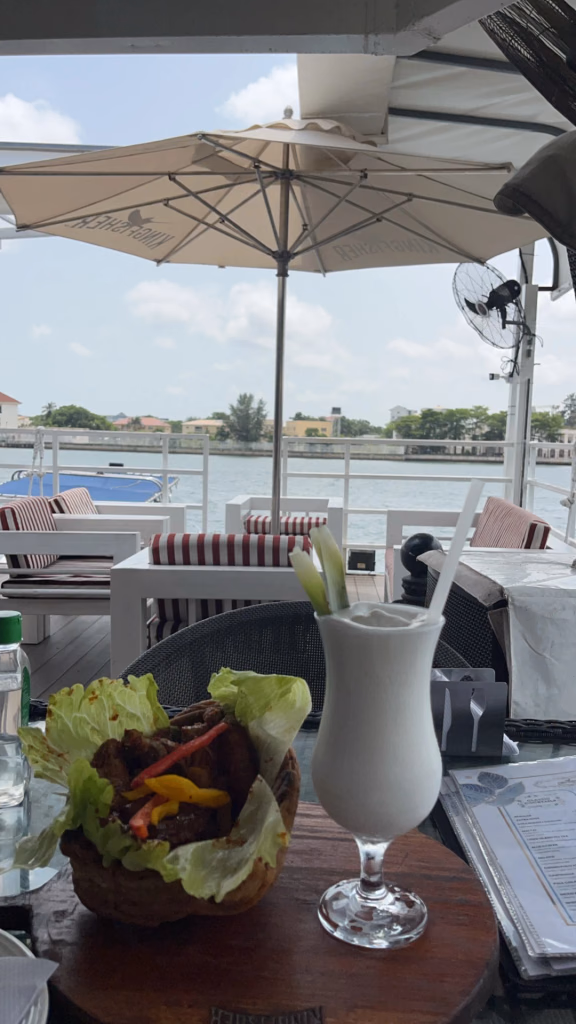 Lunch by the lagoon