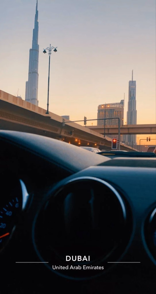 Driving in Dubai